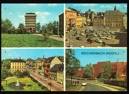 DDR Foto Mehrbild AK Um 1977 Reichenbach Im Vogtland, Ortspartie, DDR KFZ Oldtimer - Reichenbach I. Vogtl.