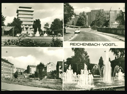 DDR Foto Mehrbild AK Um 1976 Reichenbach Im Vogtland, Ortspartie, Neubau Gebiet, Leninstraße - Reichenbach I. Vogtl.