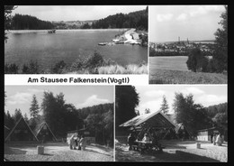 DDR Mehrbild Foto AK Um 1978 Falkenstein Im Vogtland, Am Stausee - Falkenstein (Vogtland)