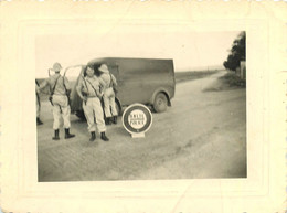 040921 - PHOTO 1955 - ALGERIE En Patrouille Contrôle Routier POLICE - Beroepen