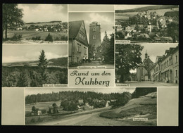 DDR Mehrbild AK Um 1970 Rund Um Den Kuhberg Mit Stützengrün, Wernesgrün, Schönheide, Vogelsgrün - Vogtland