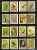 Taiwan Complete Series 2007-2009 Birds Stamps (I - IV) Migratory Bird Resident - Lots & Serien