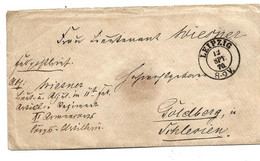 NDP188 / DEUTSCHLAND - Feldpost 1870 Nach Goldberg/Schlesien - Briefe U. Dokumente