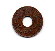 BRITISH EAST AFRICA USED ONE CENT COIN BRONZE Of 1930. - Ostafrika Und Herrschaft Von Uganda