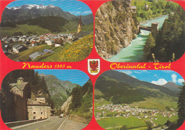 9084) NAUDERS Oberinntal Tirol - Fluss Straße AUTOS Kirche Häuser - Nauders