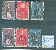 302-307 Xx Côte 83.00€ - Unused Stamps