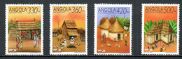 ANGOLA. N°858-61 De 1992 Neufs Sans Charnière (MNH). Habitations Traditionnelles. - 1992 – Sevilla (Spanje)