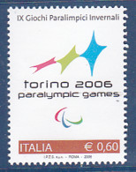 Timbres D'Italie, Jeux Olympique D'hiver De Turin, 1 Tp De 1988 MI N° 3094 MNH** à 50% - Hiver 2006: Torino