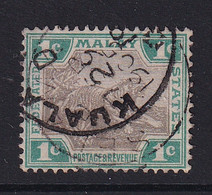 Federated Malay States: 1904/22   Tiger    SG27    1c   Grey & Green    Used - Federated Malay States