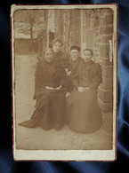 Photo Cabinet Anonyme - Famille Demarquette En 1896 L558 - Ancianas (antes De 1900)