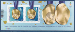 Timbres Du Canada, Jeux Olympique D'hiver De Vancouver, 1 BF De 2010 MI BF N° 123 MNH ** à 50% - Winter 2010: Vancouver