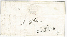 LOIRET - DEB.43/ORLEANS SUR LAC SD DE BRIOUDE SIGNEE DU COMTE DE MIRAMON - 1801-1848: Voorlopers XIX