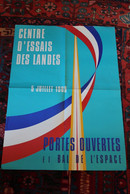 Affiche " Portes Ouvertes " Le 05/07/1980 Du CENTRE D ESSAIS DES LANDES - Documents