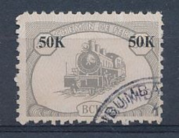 BELGIAN CONGO PRIVATE RAILWAY COMPANY BCK COB CP42 USED - Ohne Zuordnung