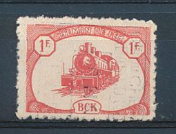 BELGIAN CONGO PRIVATE RAILWAY COMPANY BCK COB CP24 USED - Ohne Zuordnung