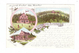 0-8907 REICHENBACH - SOHLAND, Rotstein, Lithographie 1899, Bahnpost, Druckstelle - Goerlitz