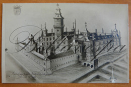 Rekem Lanaken. Kasteel Der Graven Daspreumont. Linden Gebouwd 1595 Chateau.  Signature A. Sturm. Fotokaart RPPC - Lanaken