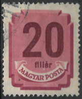 C2350 Hungary Post 1946 Postage Due (20 Fillér) Used ERROR - Oddities On Stamps