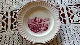 François GROSS Sarreguemines Assiette Plate - La Relève 1916 VERDUN - Service Vieille Lorraine 1966 Bicentenaire - Sarreguemines (FRA)