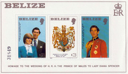 BELIZE - Naissance Du Prince William, 1982 - 2 BF - MNH - Belize (1973-...)