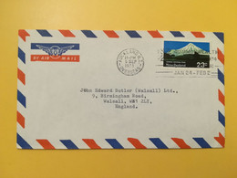 1973 BUSTA INTESTATA NUOVA ZELANDA NEW ZEALAND BOLLO EGMONT NATIONAL PARK OBLITERE' AUCKLAND - Cartas & Documentos