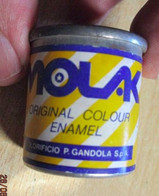 ABT21 Pot De Peinture MOLAK Des Années 80 : LJ-4 MAUVE Japon 39-45 Peinture Très Mate - Farben & Werkzeuge