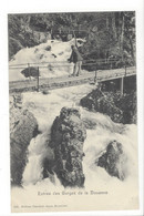 28441 - Entrée Des Gorges De La Douanne Un Promeneur - Douanne-Daucher