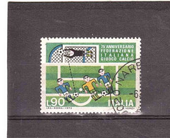 1973 £90 FEDERAZIONE ITALIANA GIOCO CALCIO - Gebraucht