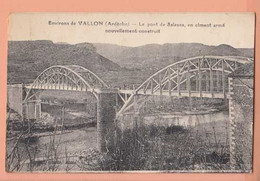 Carte France 07 - Environs De Vallon - Le Pont De Salavas  - Achat Immédiat - ( Cd044 ) - Vallon Pont D'Arc