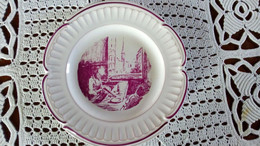 François GROSS Sarreguemines Assiette Plate - LUTHIER MIRECOURT - Service Vieille Lorraine 1966 Bicentenaire - Sarreguemines (FRA)