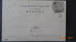 Carte De 1908 Au Départ De Funchal à Destination De Paris - Funchal