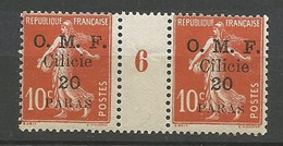 CILICIE N° 91  Millésime 6 Variétée  Les 2 Types Sur Le Mème Millésime NEUF** LUXE SANS CHARNIERE  / MNH /RR - Neufs