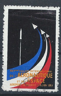France Vignette Salon De L'aéronautique Et De L'espace (1963) Oblitéré - Aviazione