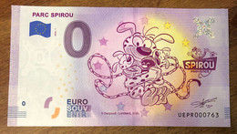 2020 BILLET 0 EURO SOUVENIR DPT 84 SPIROU MARSUPILAMI ZERO 0 EURO SCHEIN BANKNOTE PAPER MONEY BANK - Privatentwürfe