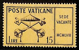 NB - [812955]TB//**/Mnh-Vatican 1958 - N° 265, Point, Religion, Armoiries, Curiosité, Bonne Valeur - Plaatfouten & Curiosa