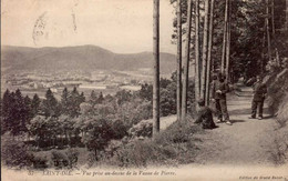 SAINT-DIE   ( VOSGES )    VUE PRISE AU-DESSUS DE LA VANNE DE PIERRE - Saint Die