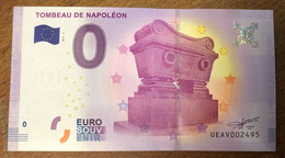 2017 BILLET 0 EURO SOUVENIR DPT 75 PARIS TOMBEAU DE NAPOLÉON ZERO 0 EURO SCHEIN BANKNOTE MONEY BANK - Essais Privés / Non-officiels