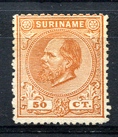 SURINAM 1873 Perf.14 Small Holes - Mi.6 (Sc.14b, Yv.13B) MNG (as Issued) Perfect - Suriname ... - 1975