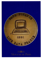 Cart'com MONNAIE De PARIS Medaille LINE DATA - Monnaies (représentations)