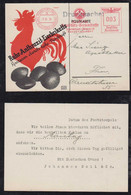 Deutsches Reich 1939 AFS 3Pf Meter Freistempler KOHLE RUHR EIERBRIKETTS Frankfurt - Covers & Documents