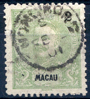 MACAU (Macao) 1901 - Mi.80 Used In Hong Kong - Used Stamps