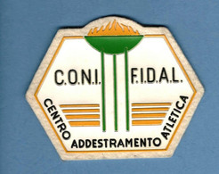 Italy, Athletics, C.O.N.I. F.I.D.A.L., Centro Addestramento Atletica, Cloth Patch - Athlétisme