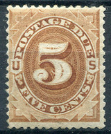 US Postage Due 1879 - Sc.J4 (Mi.Porto 4a, Yv.T4) MNH (or MLH) VF (perfect) Rare Stamp - Taxe Sur Le Port