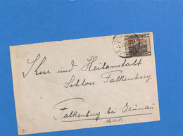 Saar 1921 Lettre De Saarbrücken (G3151) - Briefe U. Dokumente