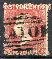 ST.VINCENT 1872 Wmk Star Perf.11.5 - Yv.16 (Mi.12cD, Sc.17) Used (VF) Perfect - St.Vincent (...-1979)