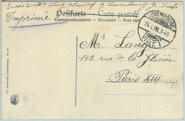 66807 - LUXEMBOURG  - Postal History - POSTCARD To FRANCE 1908 - ROYALTY - 1907-24 Ecusson