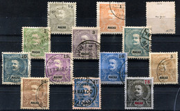 MACAU (Macao) 1898-1900 - Ex Mi.78-95 (Yv.78-95) Part. Set Used - Oblitérés