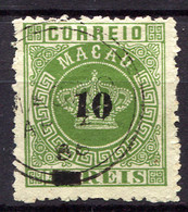 MACAU (Macao) 1885 Perf.12.5 - Mi.23A (Yv.23, Sc.23) Used (VF) - Usati