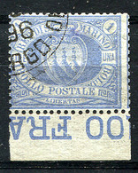 SAN MARINO 1894 - Yv.31 (Mi.31, Sc.22) Used With Margin Strip (VF) Perfect - Oblitérés
