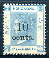 Hong Kong 1879 Wmk Crown CC Perf.14 - Yv.24 (Mi.26, Sc.33) MNG (no Gum) Perfect (VF) - Nuovi